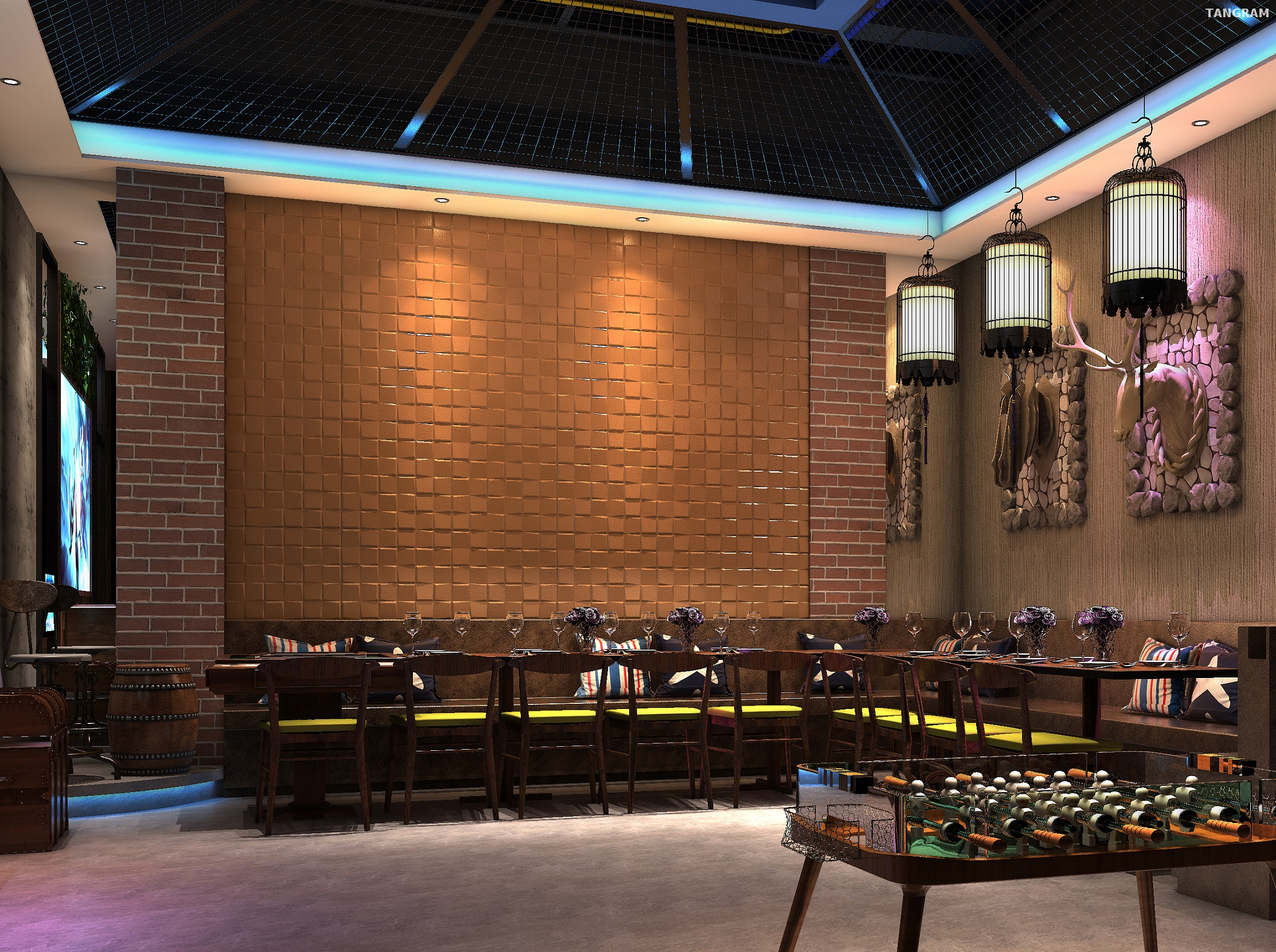Amazing Design Chocolate Interior Design 3D Wall Panel