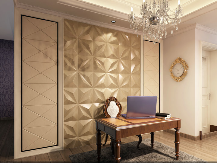 Sound Proof Textured Indoor 3d Wall Panel