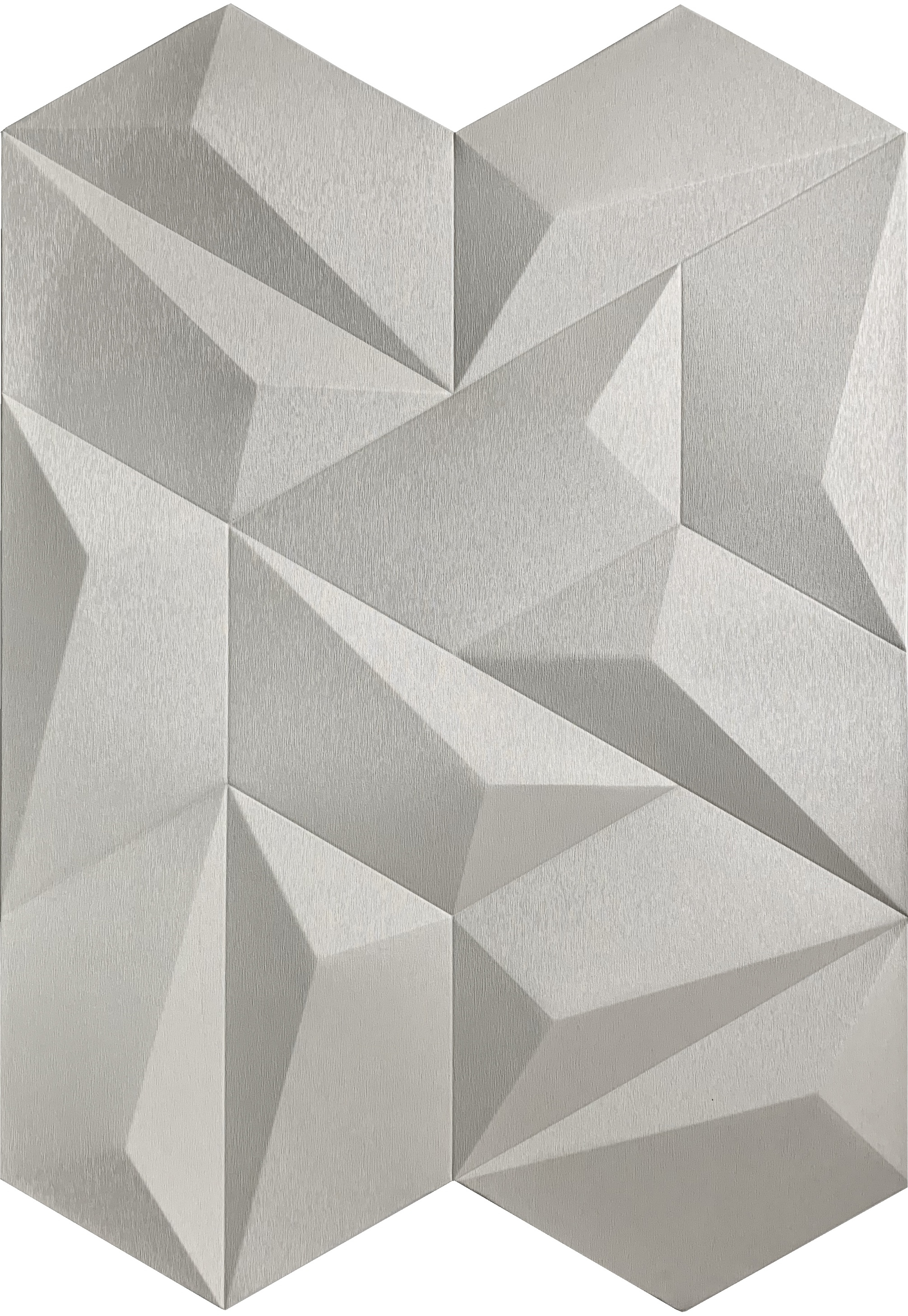Fireproof White Indoor 3D Wall Panel